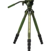 CT04 Pilot Series Tripod with CT5 Fluid Head Dark Green