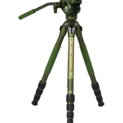 CT04 Pilot Series Tripod with CT5 Fluid Head Dark Green