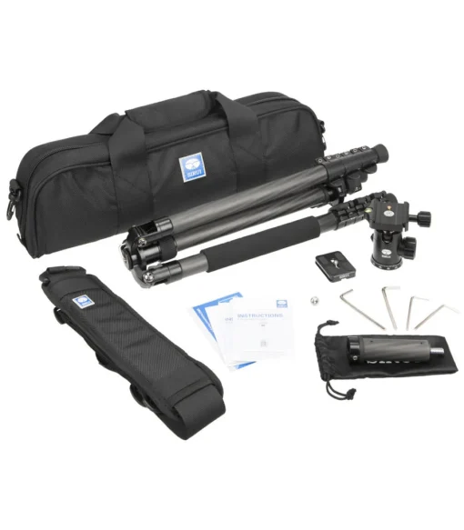 ET-1204 + E-10 Carbon Fibre Tripod with Head