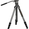 GT04 Pilot Series Tripod with GT5 Fluid Head Metallic Gray