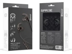Spree Bluetooth Earbuds Black